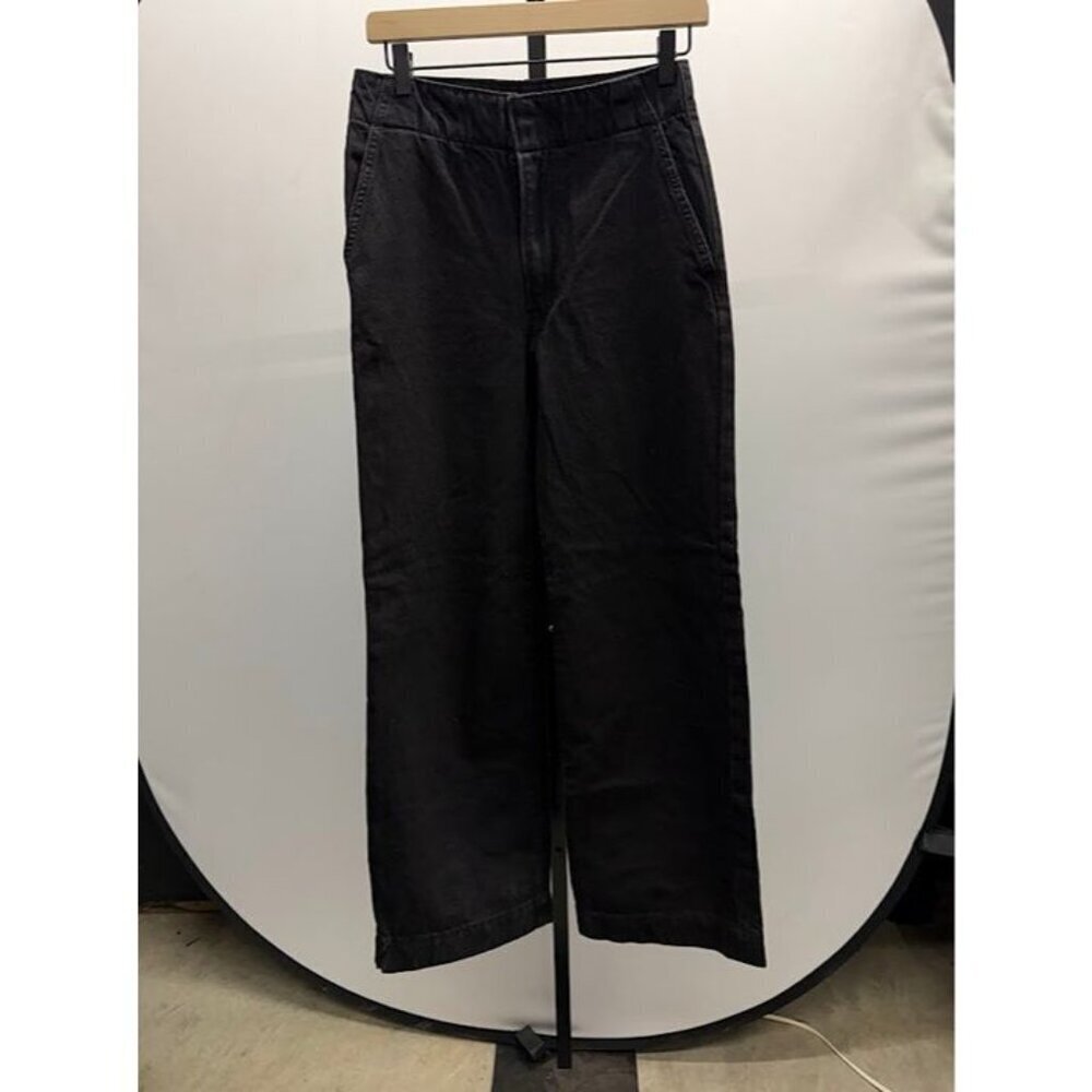 Levi's Premium Black Ribcage Wide Leg Jeans